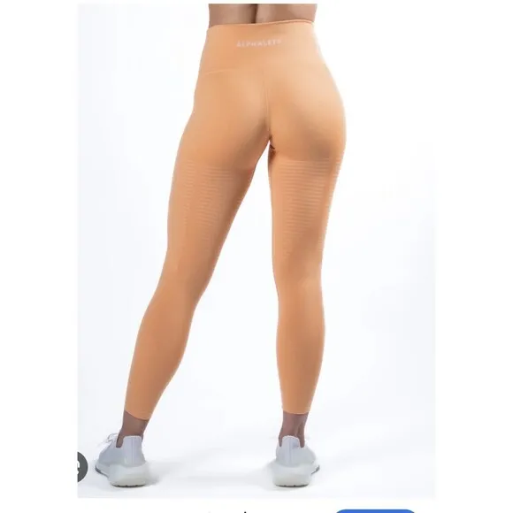 Alphalete Women’s Halo Legging- Cheeky coral , Size XS - Image 2