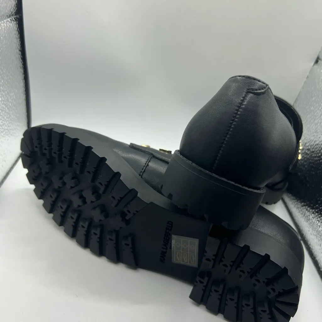 karl lagerfeld Paris  Womens Loafers Black  Shoes Sz 6 - Image 3