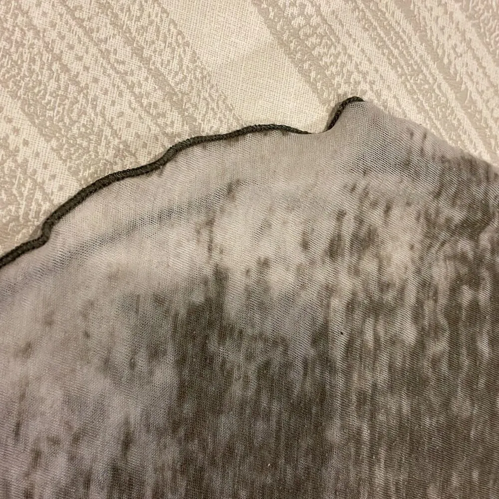 Chaser Women’s Grey/Army Green V Neck Open Back T-Shirt - Image 5