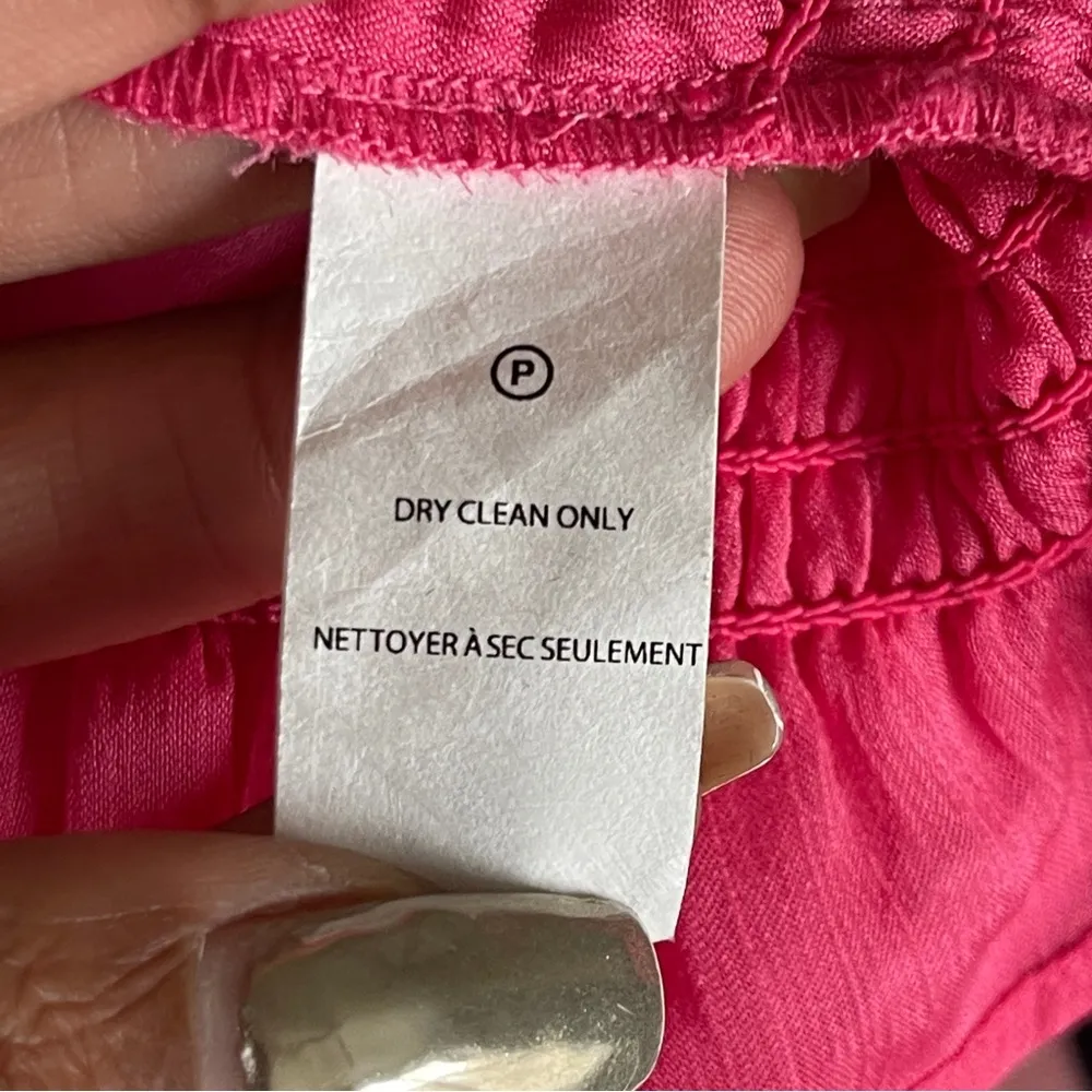 RAMY BROOK | Fuchsia Ruffle Hem Sleeveless Top Sz XS - Image 9