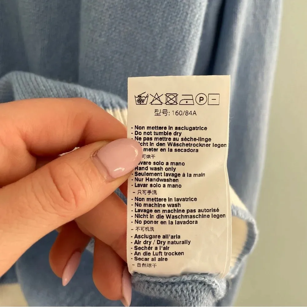 Brandy Melville  Oversized V-Neck Vintage Inspired Sweater - Image 11