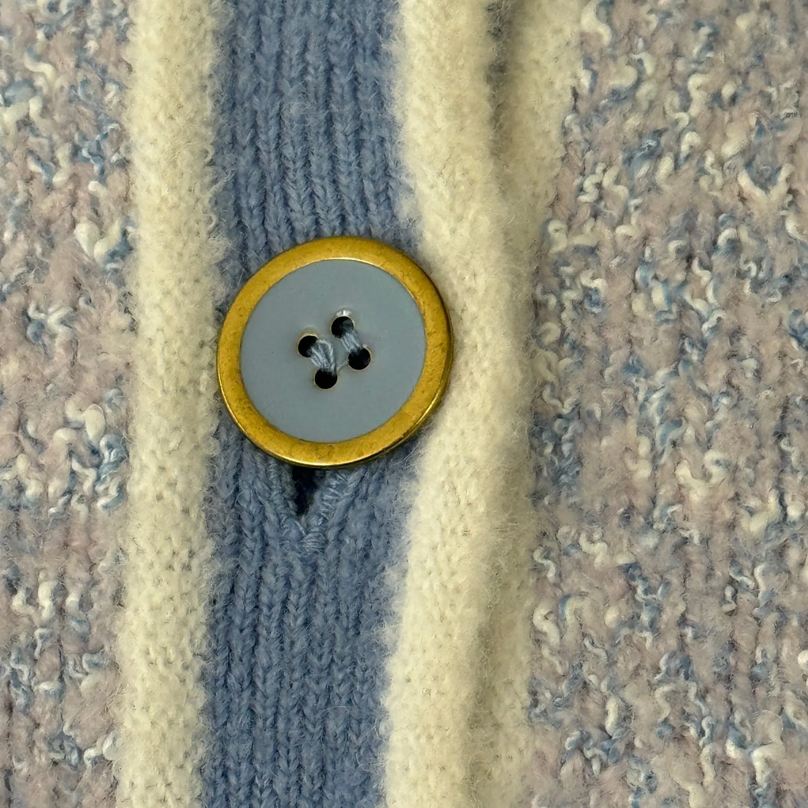 J.Crew Marled Sweater Lady Jacket‎ Blue Wool Blend Knit Cardigan Size XS NWT - Image 12