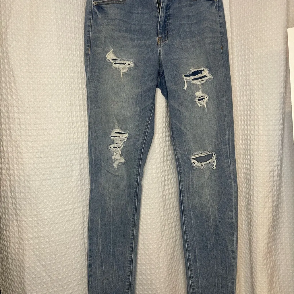 AERO Blue High Rise Curvy Jegging Size 10 - Image 2