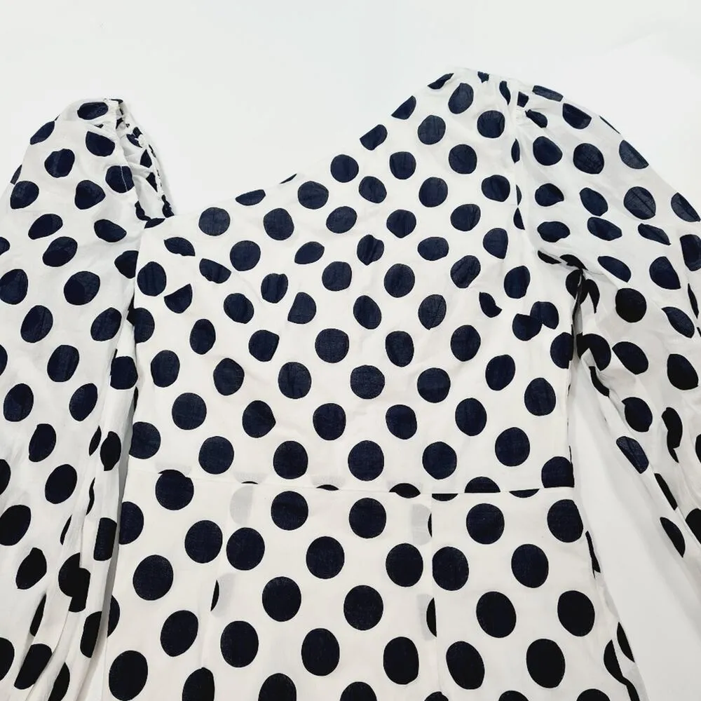 Lovers and Friends Andy Mini Dress in Black & White XS - Image 4