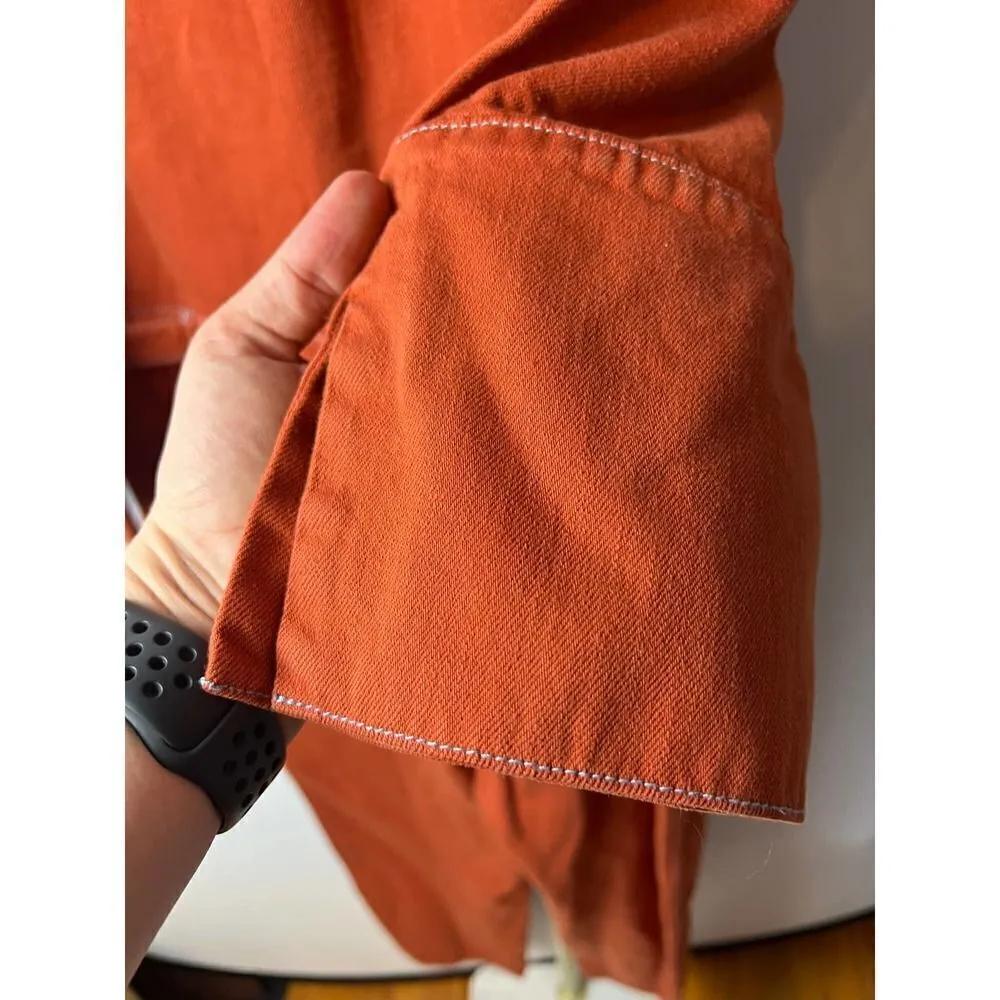 Roller Rabbit Orange Red Abilene Jumpsuit Sz. S - Image 7