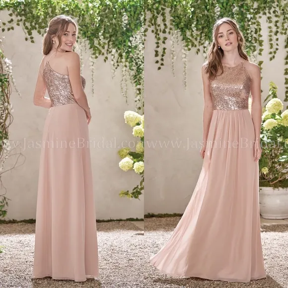B2 Jasmine Rose Gold Dress - Image 3
