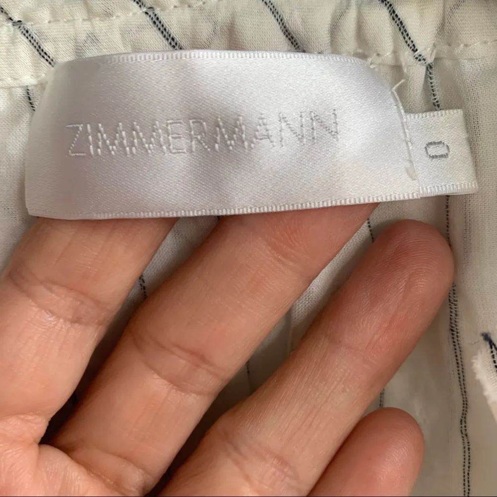 ZIMMERMANN 0 white striped dress - Image 5