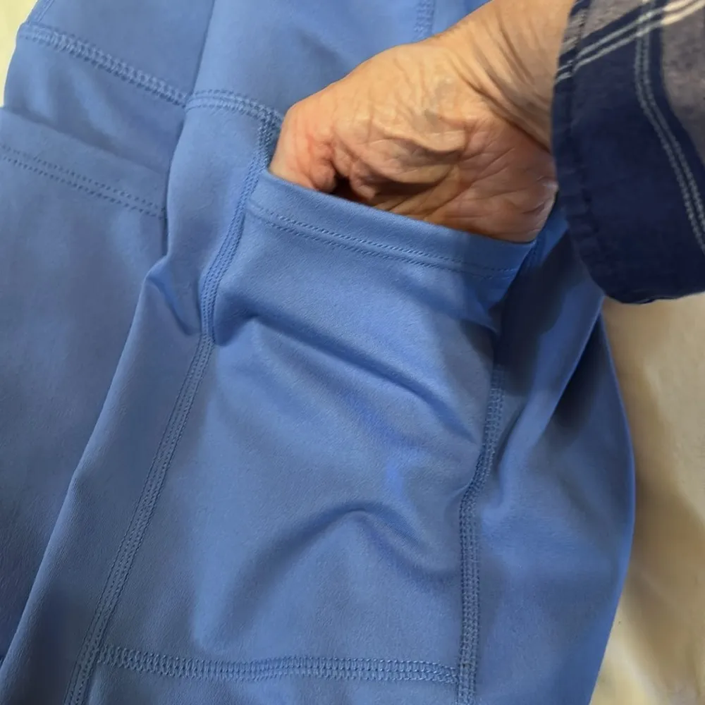 Danskin Lavender Workout Shorts With Pockets - Image 2