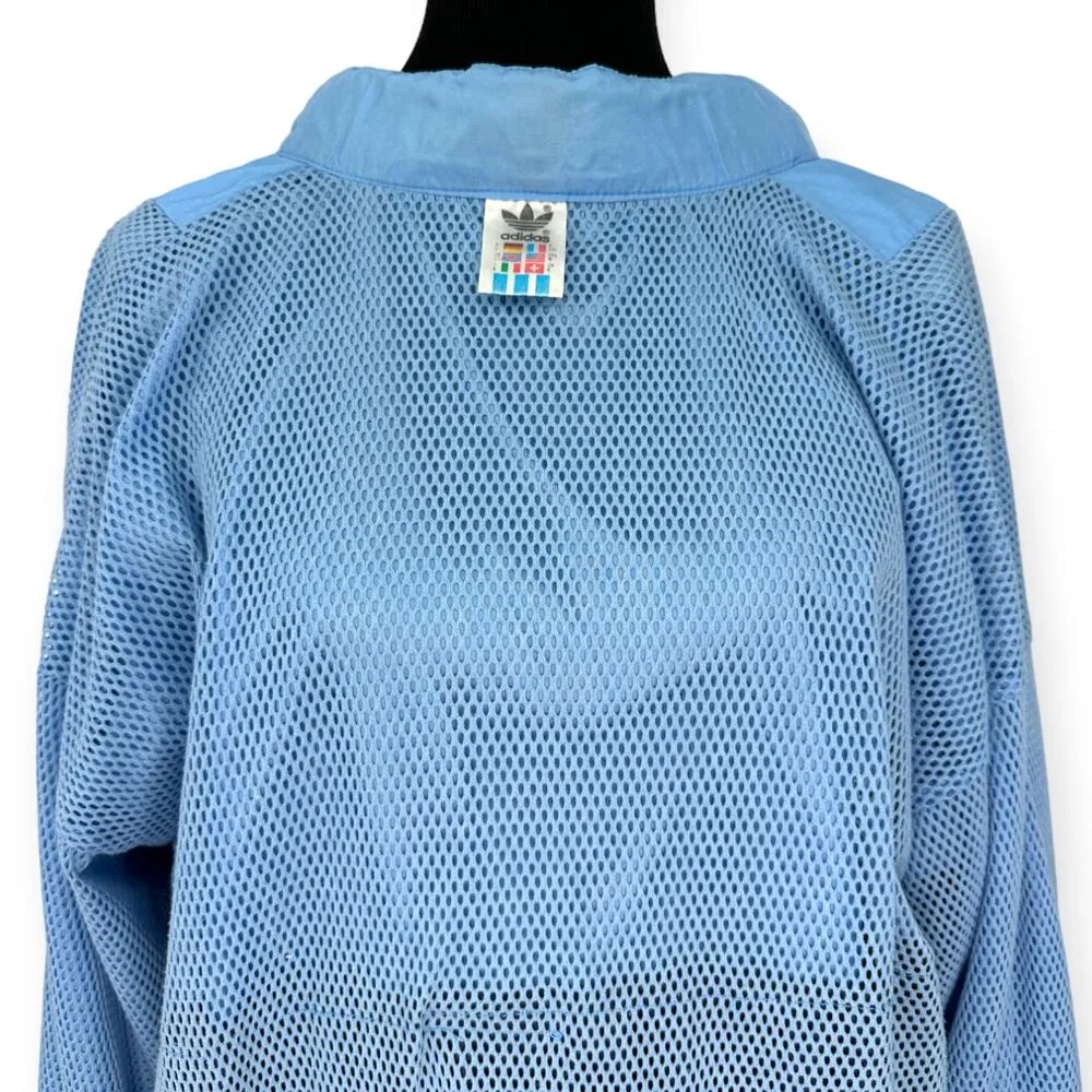 Adidas | M | VINTAGE 90's Zip-Up Hidden Hood Nylon Windbreaker Track Jacket - Image 10