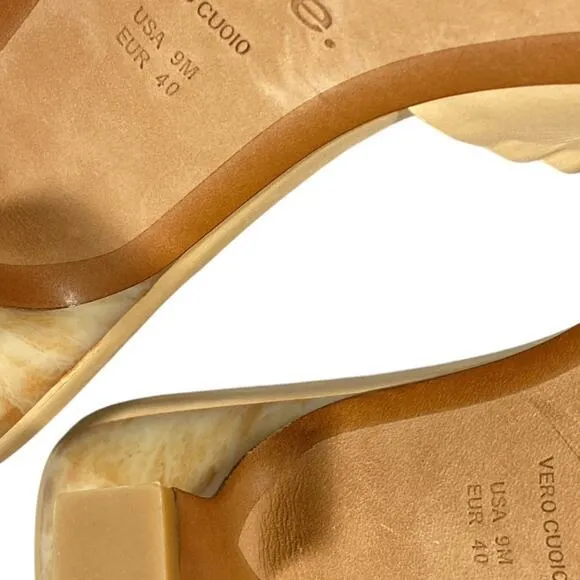 VINCE NWOT $295 Ceil Mafalda Leather Heels Sandals 9‎ M - Image 10