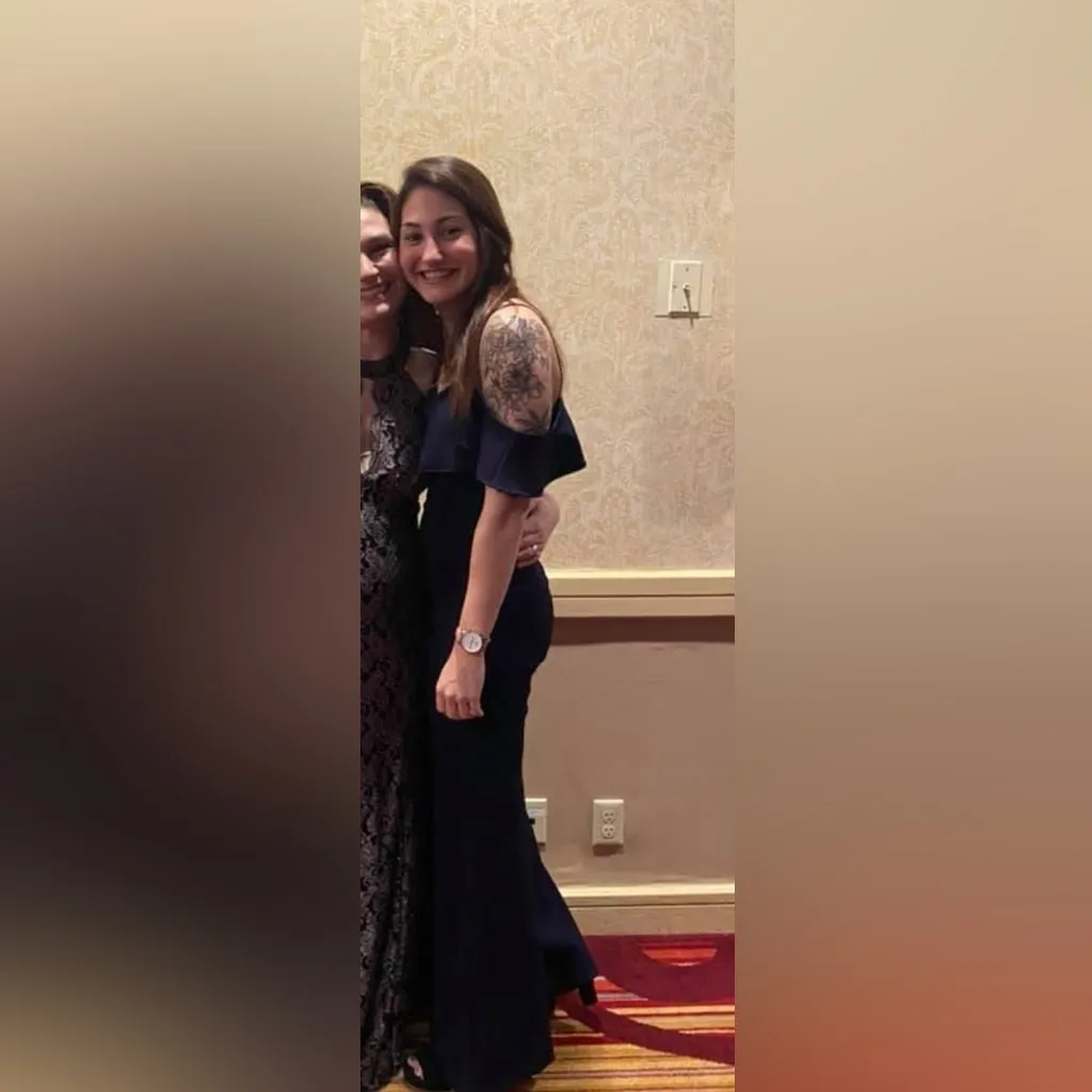 Emerald Sundae Strapless Navy Dress - worn one time for a police ball - Image 6