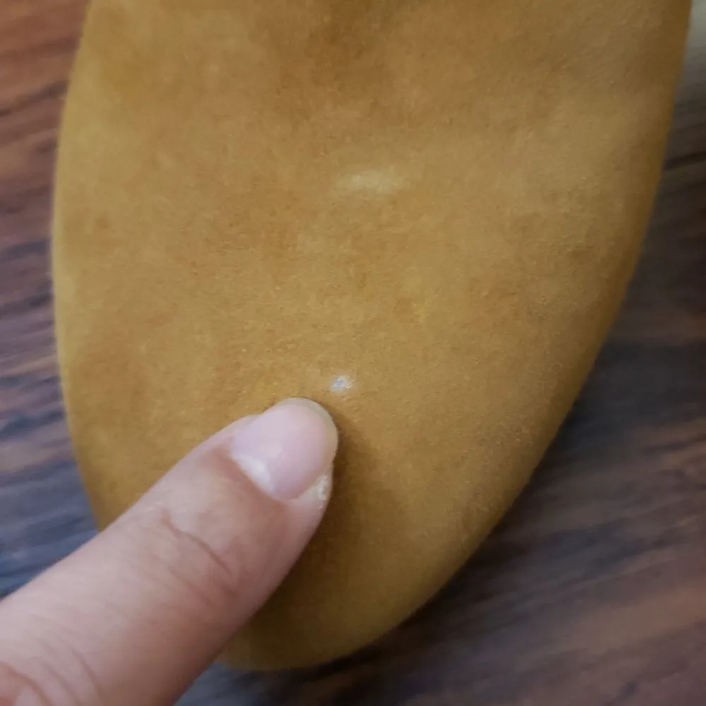 Jimmy Choo  Tan Suede Chic Stiletto Heel Ankle Boot Size 38.5 - Image 5