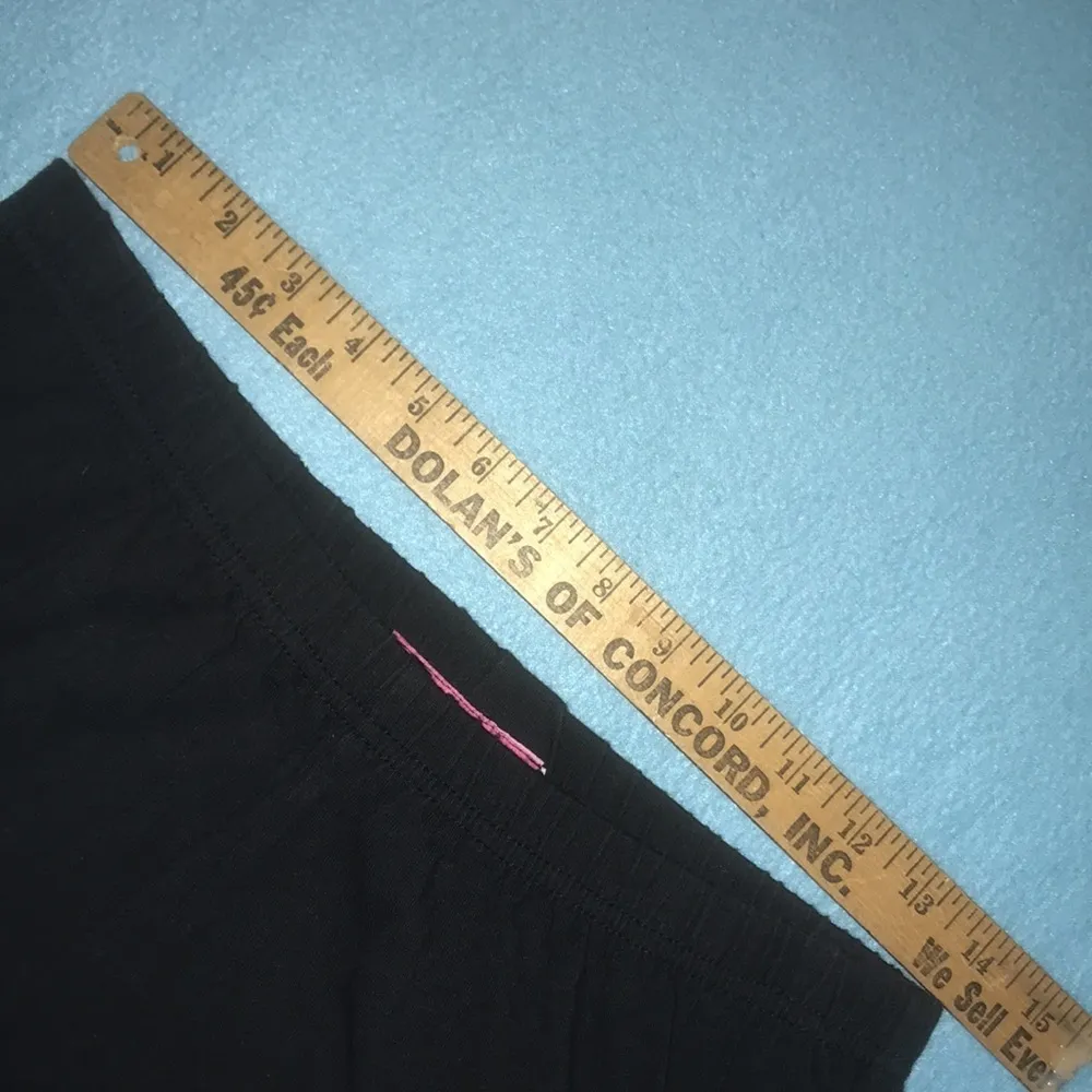 WOMAN WITHIN Leggings black elastic waistband cotton spandex size L 18/20 - Image 7