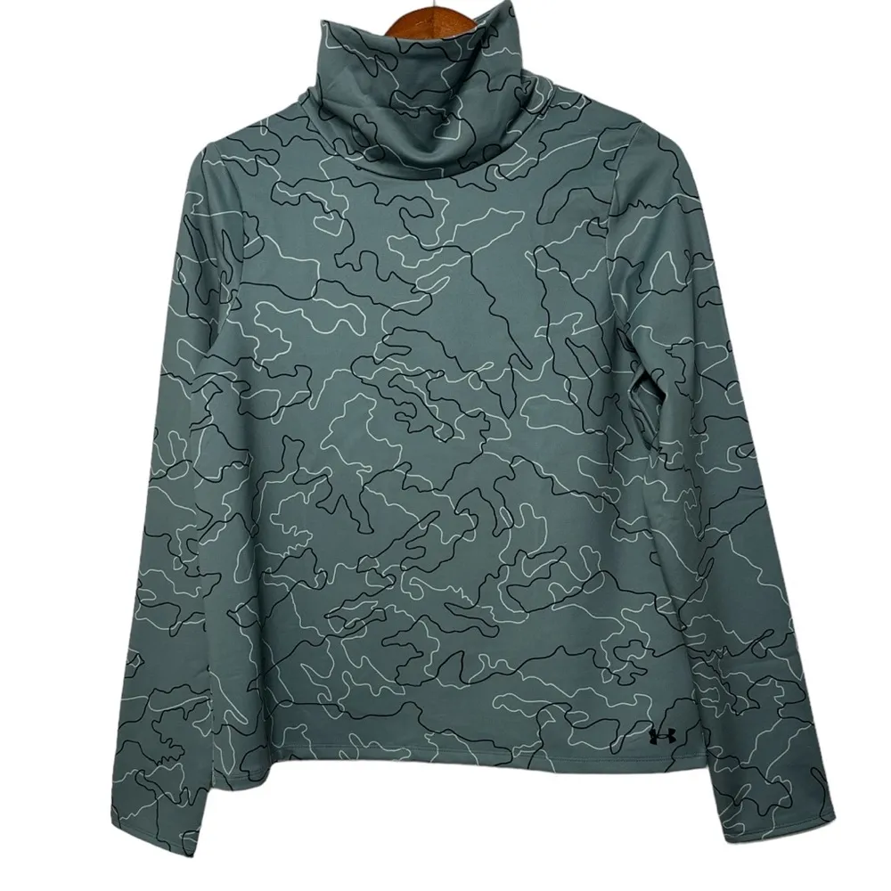 Under Armour Women Move Mock UA long sleeve camo gray NWT Size M - Image 9