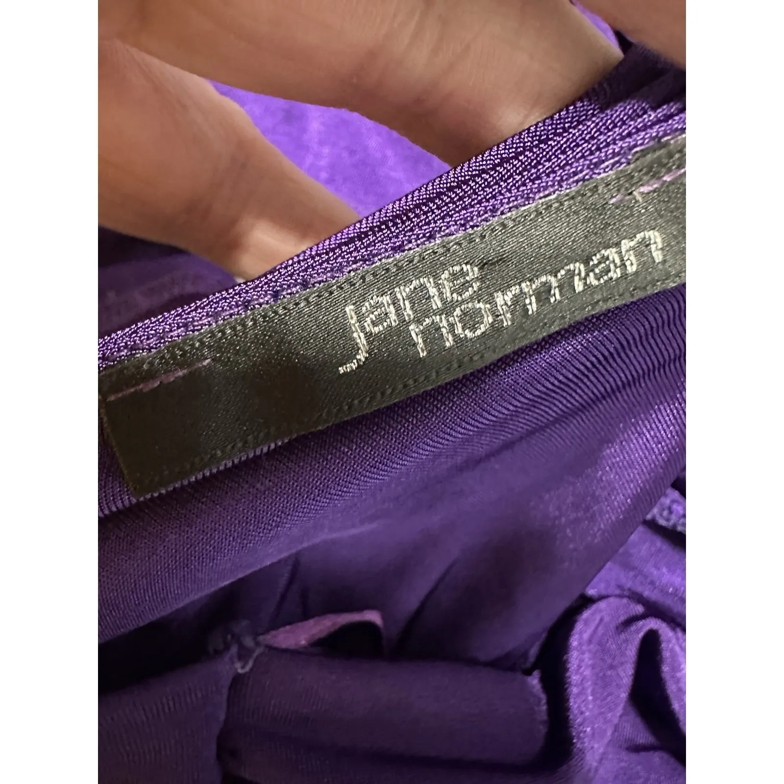 Jane Norman Purple One Shoulder Maxi Dress - Image 5