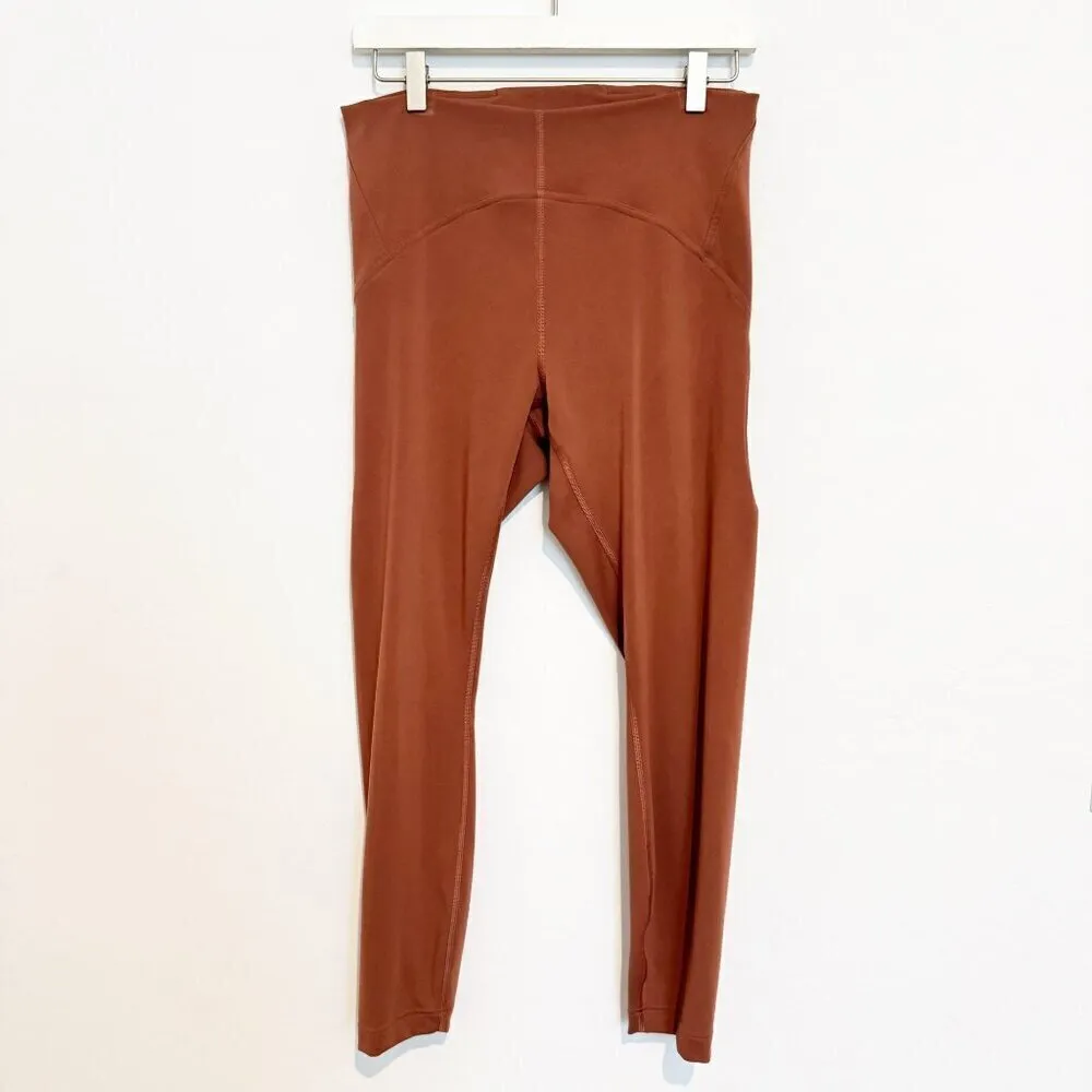 Lululemon 25" InStill High Rise‎ Athletic Workout Leggings in Ancient Copper 10 - Image 4