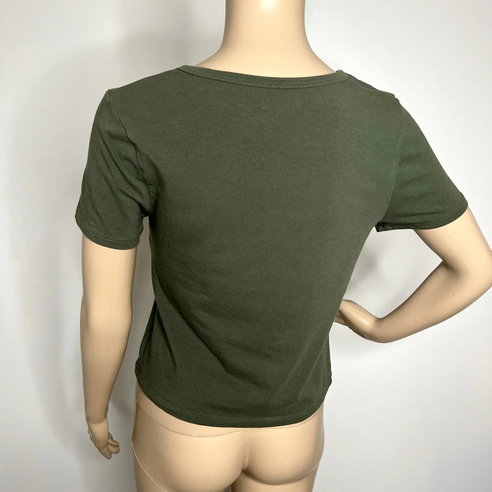 Wild Fable Green Short Sleeve Tee - Image 3