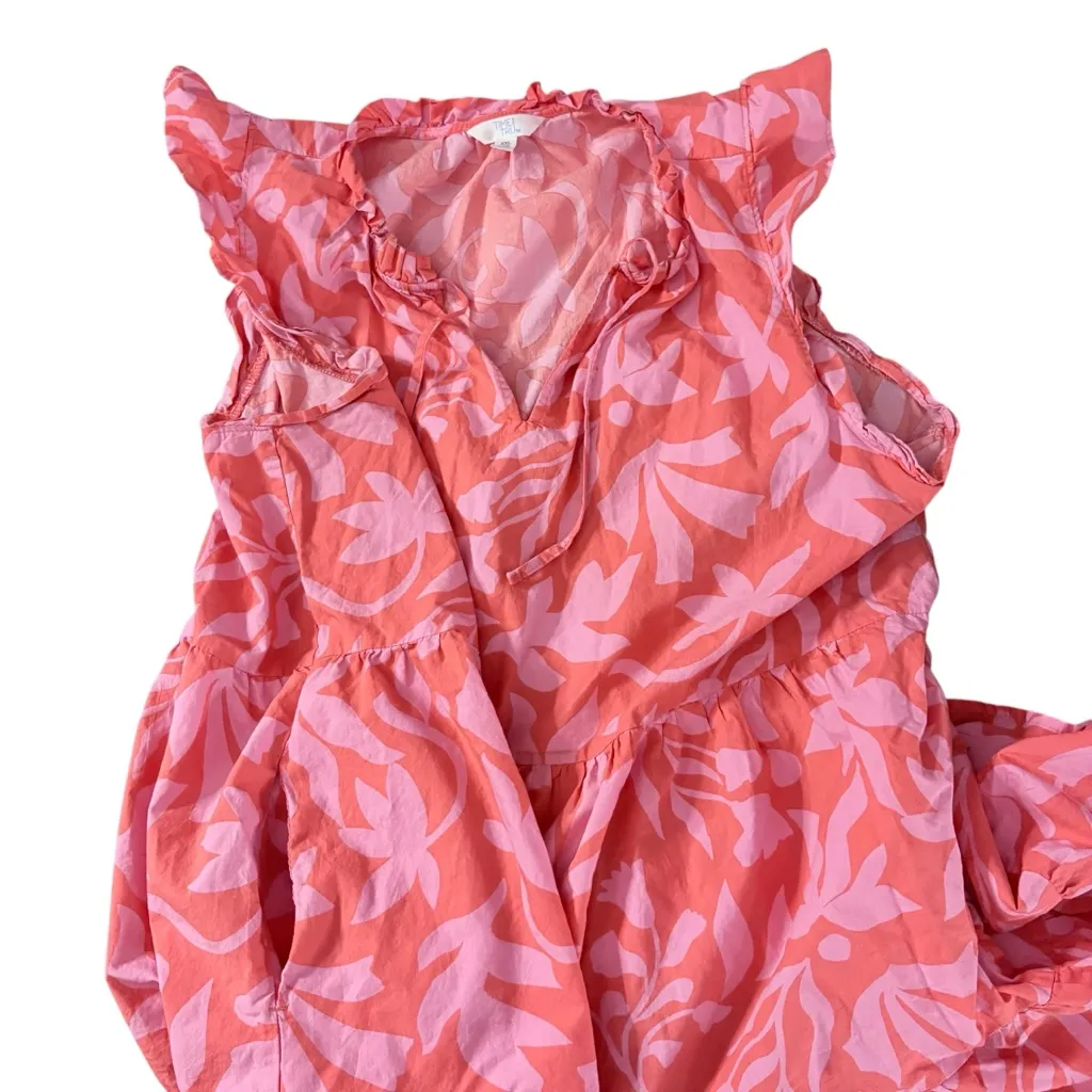 Pink and Red Sleeveless Dress Size XXL - Image 12