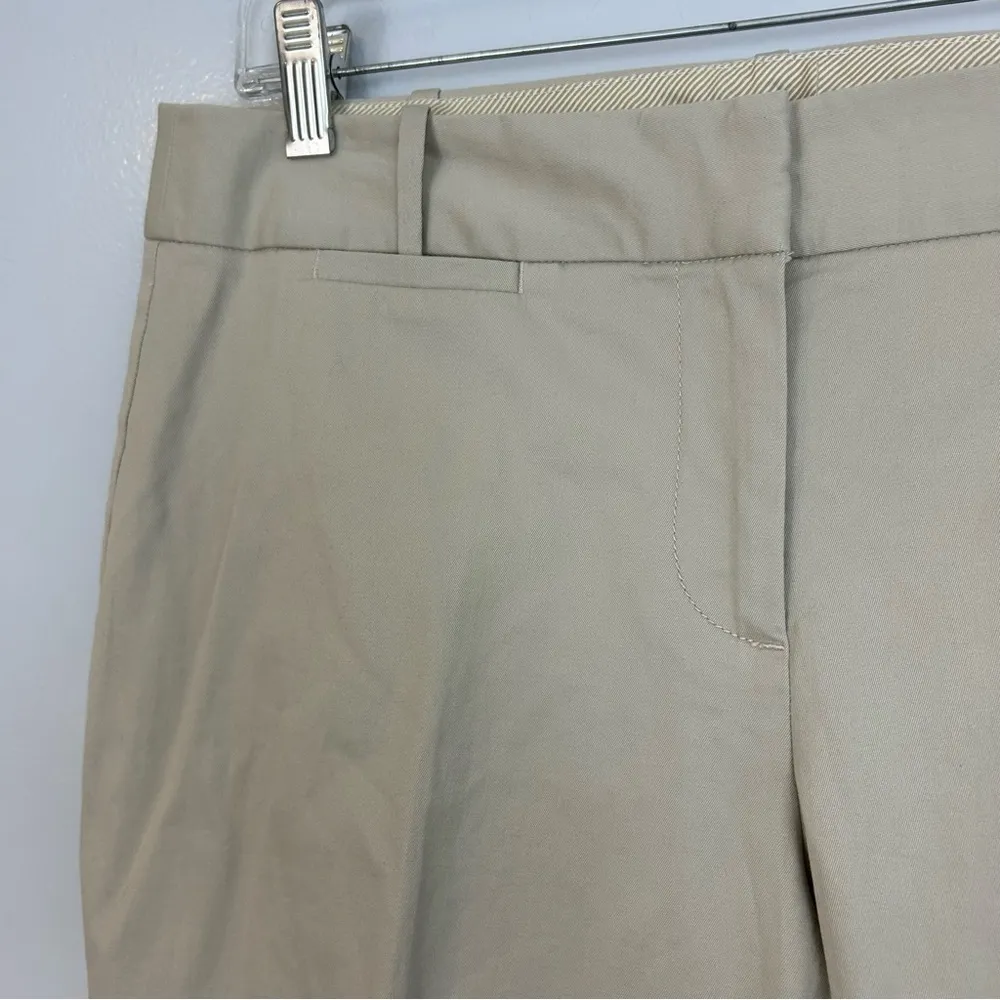 NWOT Talbots Beige Curvy Fit CropCap ri Trouser Pants Size 10 Petite - Image 3