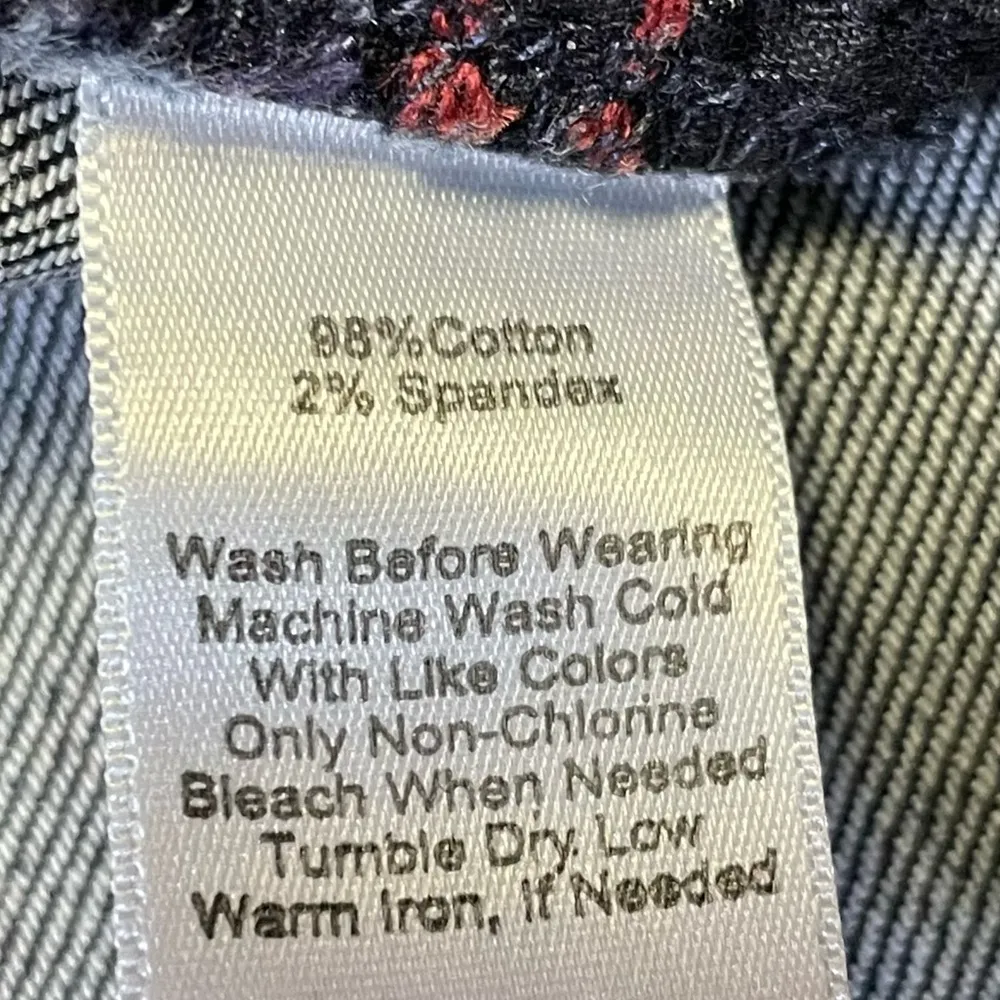 Talbots Jeans Women 10/30 Blue Curvy Fit Straight Leg Ankle Crop Denim Dark Blue - Image 8