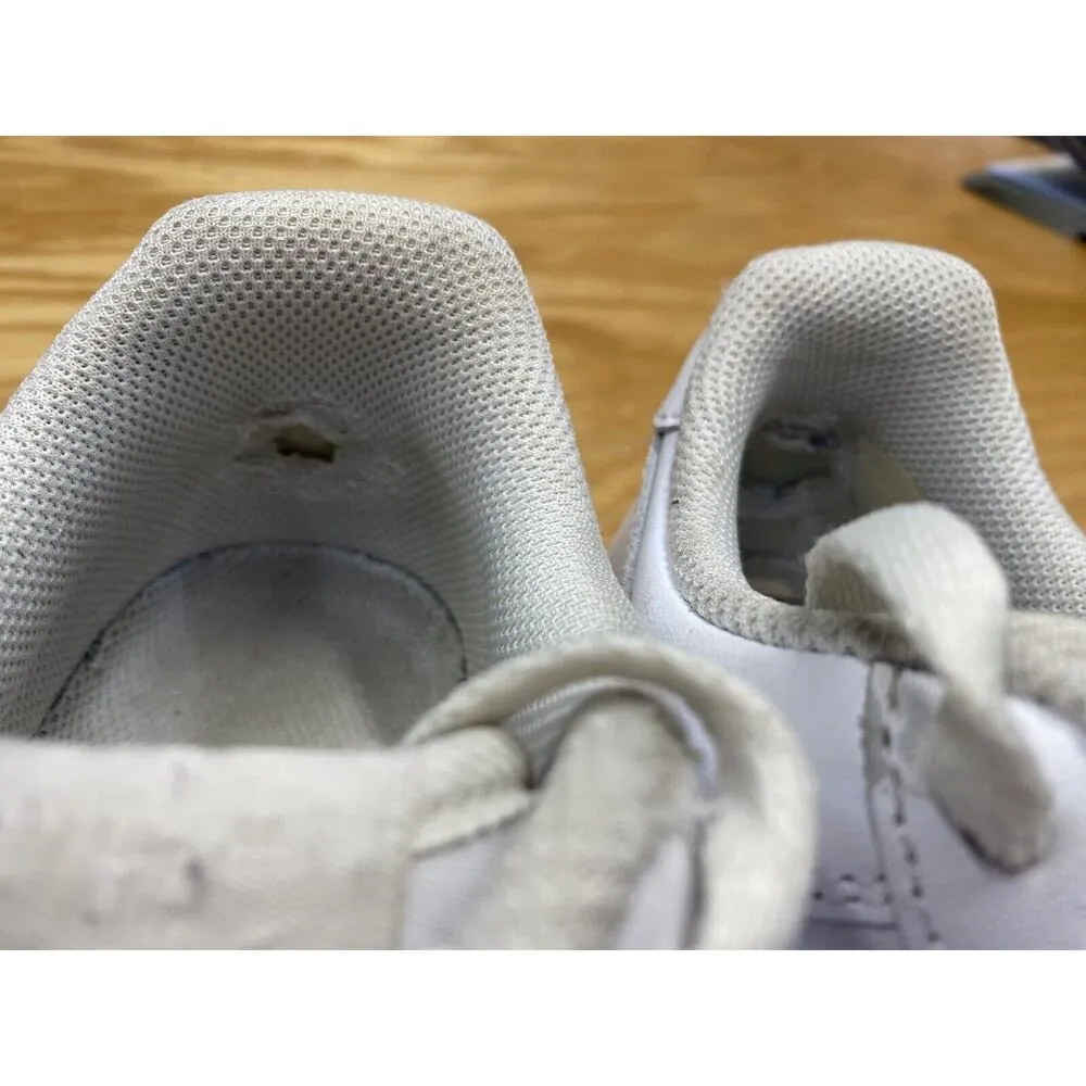 Nike Air Force 1 Low LE Sneakers Women 6.5 White Leather Logo Athletic Shoes S31 - Image 3