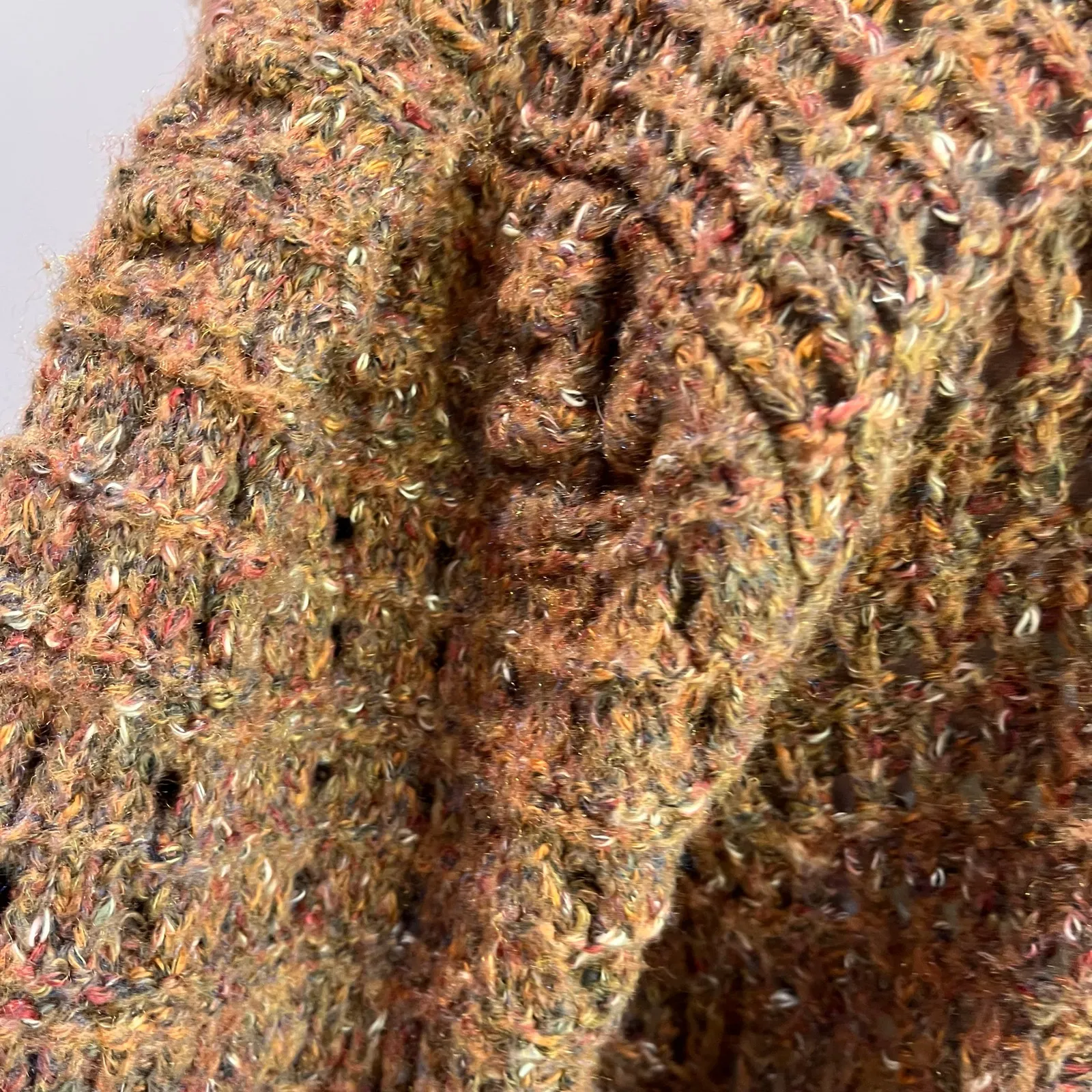 Universal Thread Brown Marled Cozy Knit Sweater Size Small - Image 6