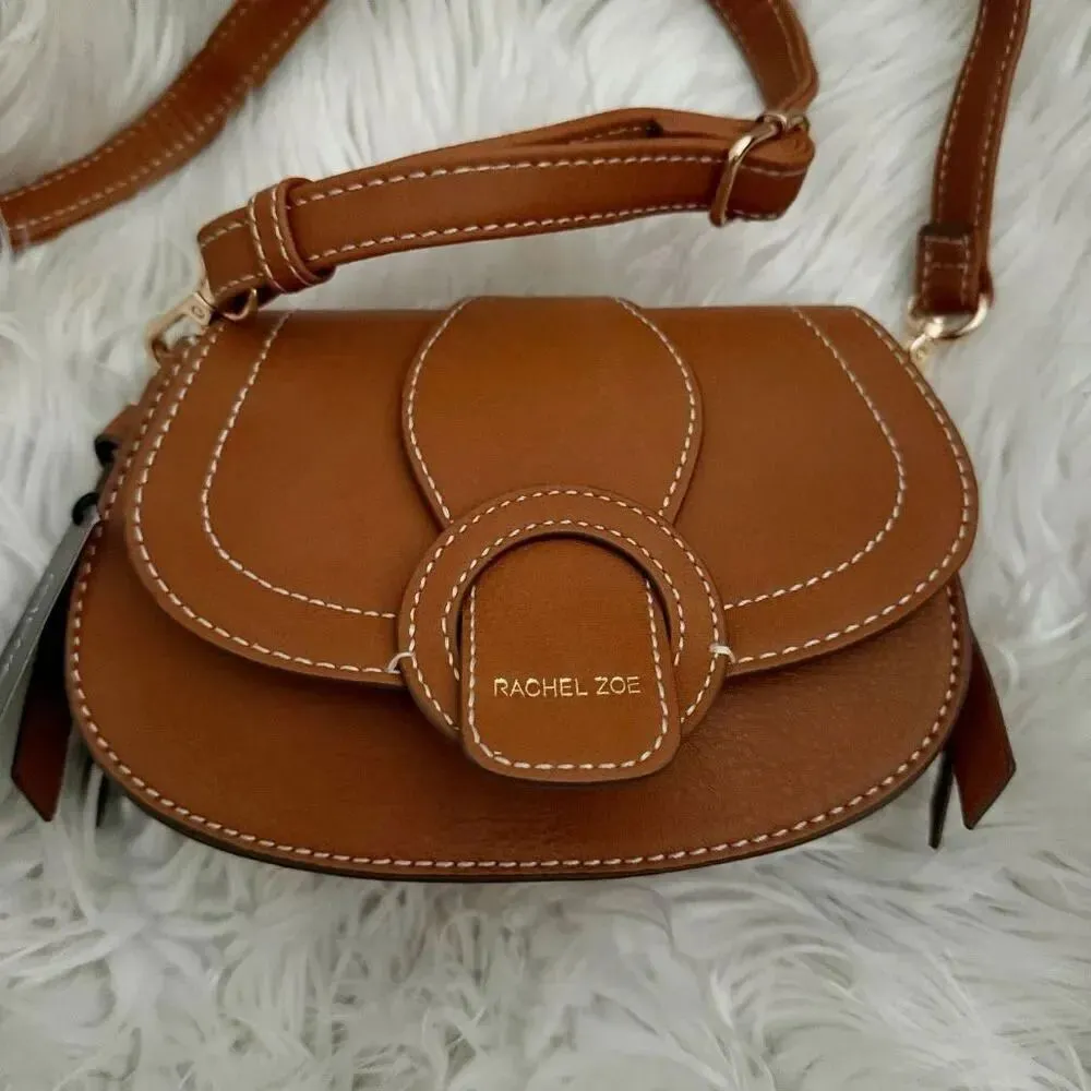 RACHEL ZOE | NWT Caramel Brown Belt Waist Bag Crossbody Convertible Bag Saddle - Image 2