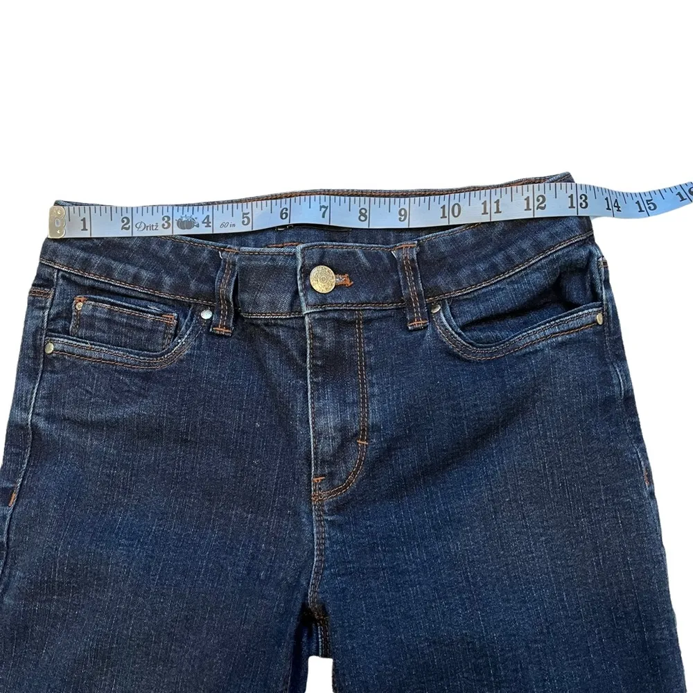 White House Black Market Skinny Flare Flap Pocket Jeans - Image 8