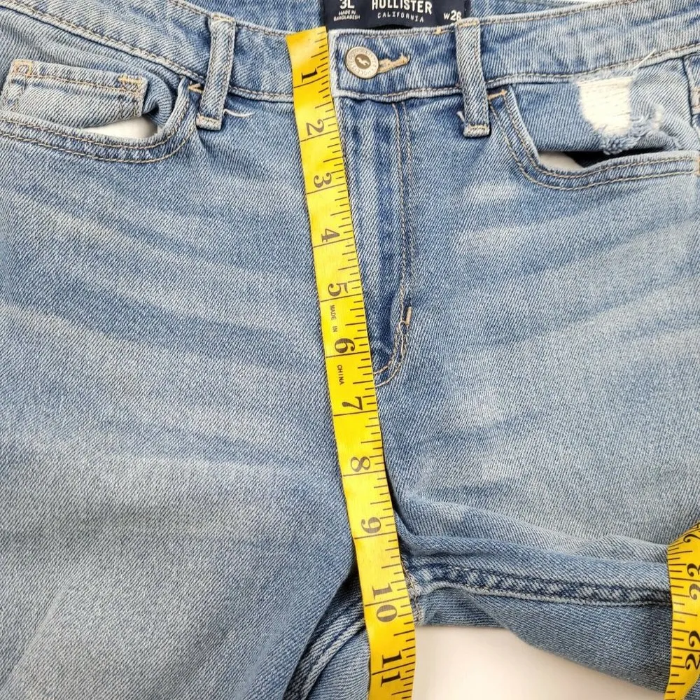 Hollister High Rise Crop Super Skinny Women Distressed Size 26 (26x27) - Image 11