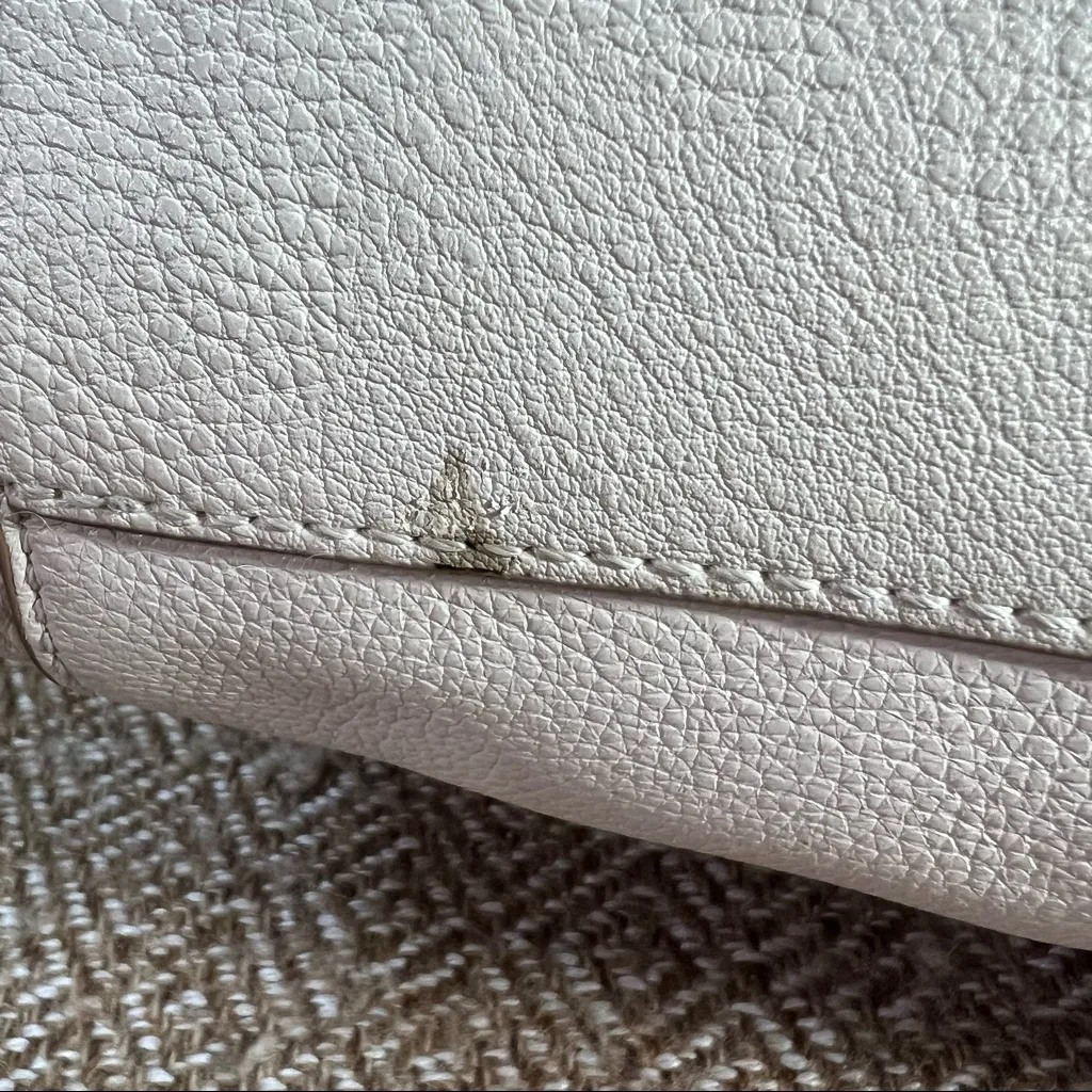 The Sak Almeda Women's Shoulder Bag Leather Pebbled Cream Small Casual Minimal - Image 8