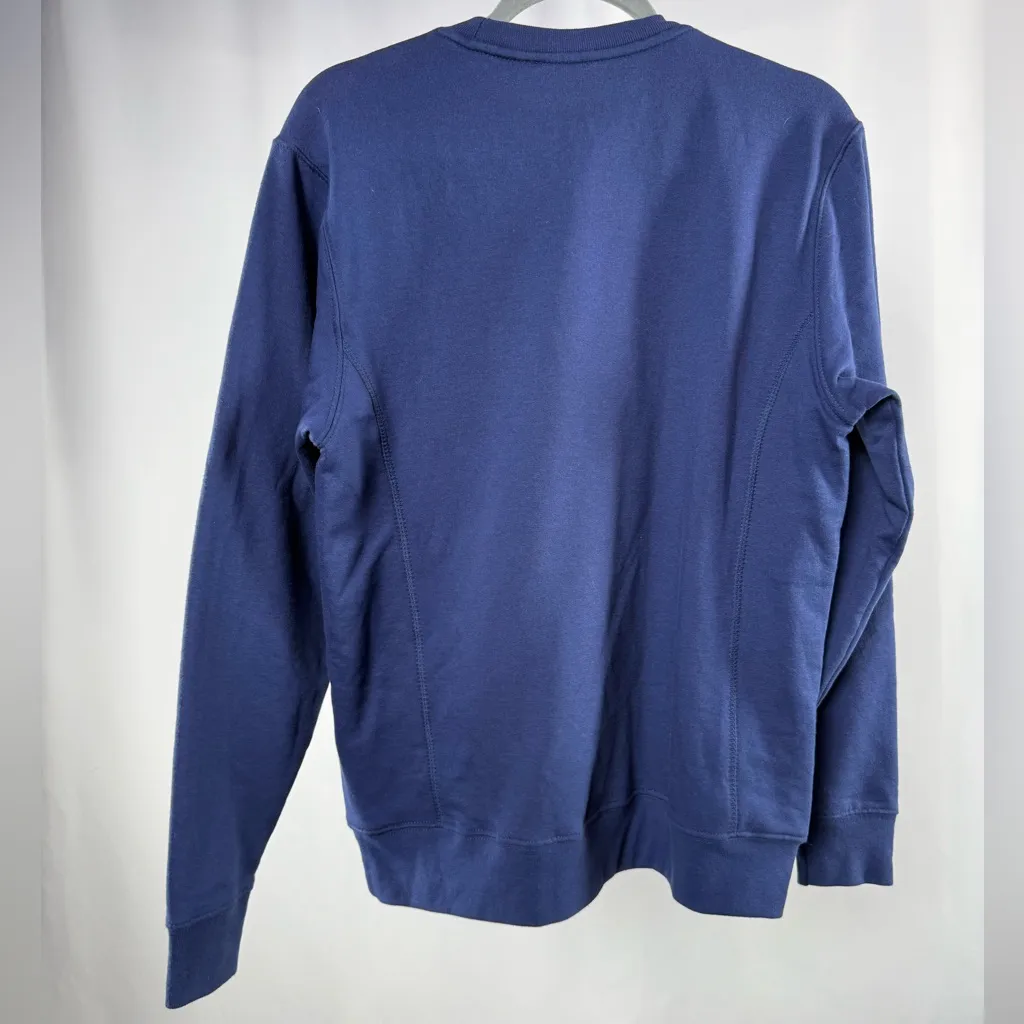 Georgetown Crewneck Pullover Sweatshirt in Blue Size Small - Image 3