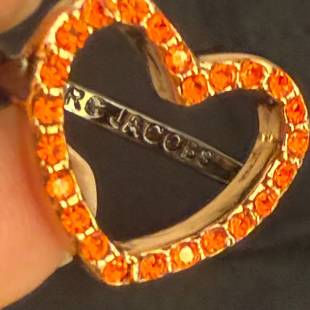 MARC BY MARC JACOBS Annabelle Pave Heart Ring Love Present Gift Size 6 - Image 4