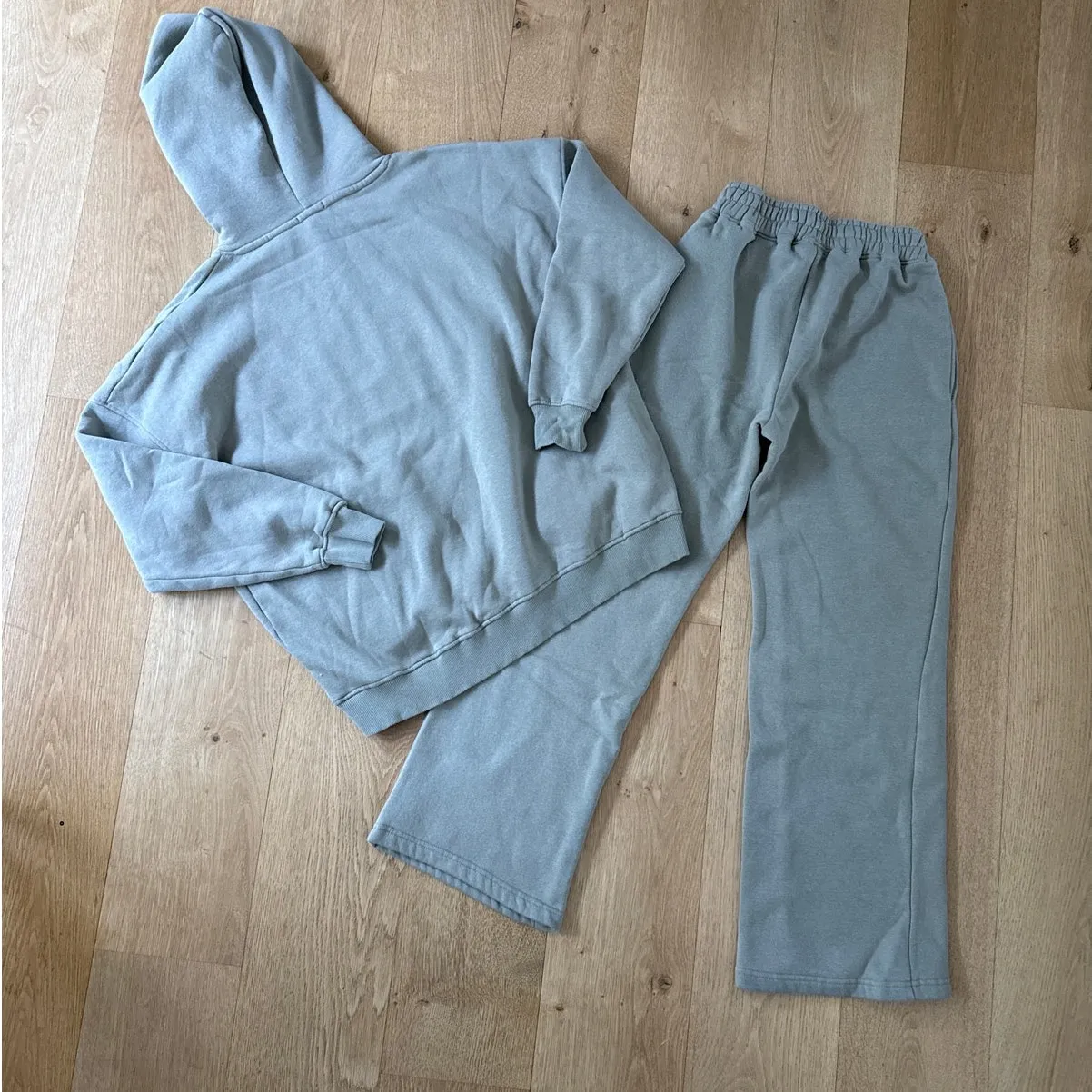 Boohoo Tracksuit Hoodie & Pants DSGN Size S Sage Green - Image 6