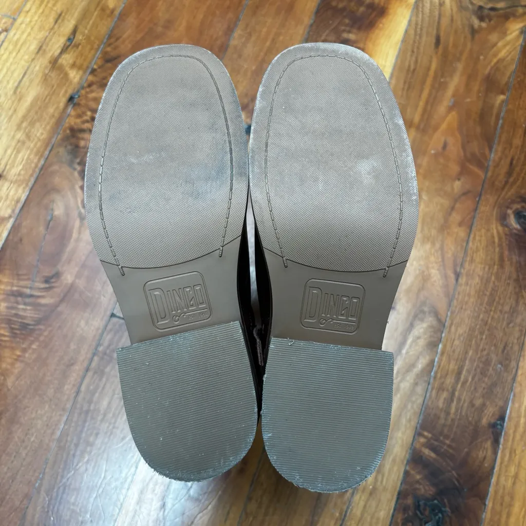 Dingo  Roxy Platform Brown Leather Chunky Boots 6 - Image 12