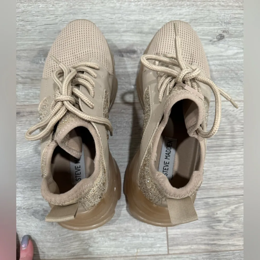 Steve Madden Ganzo Rhinestone Embellished Sneaker Maxima - Image 6