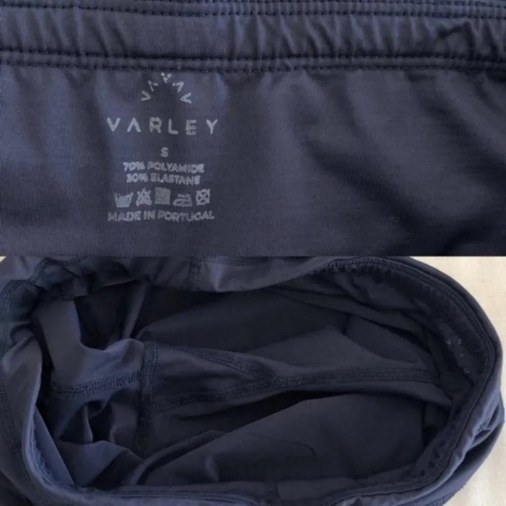 Varley Navy Mesh Panel Leggings - Image 6