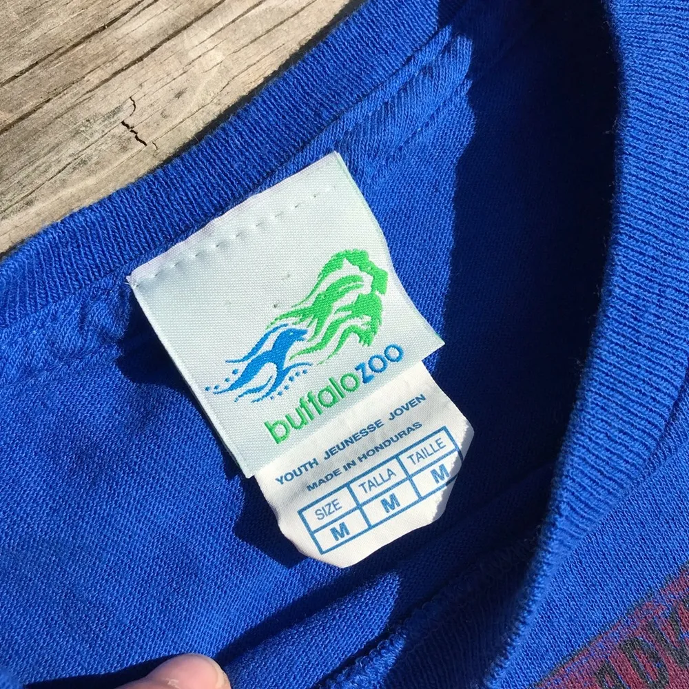 ROYAL BLUE ZOOPER SQUAD ANIMAL GRAPHIC TEE Size XXS - Image 3