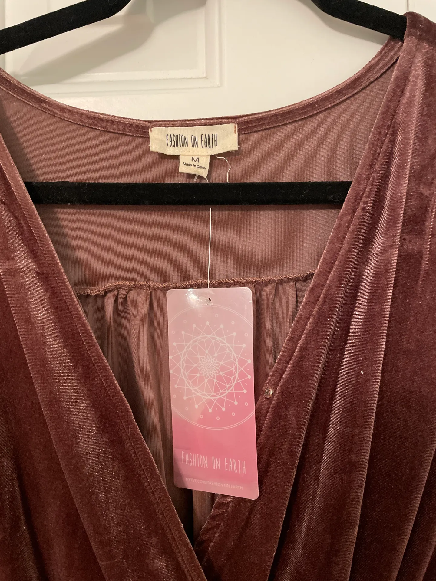 Brown Velvet Dress - Image 2