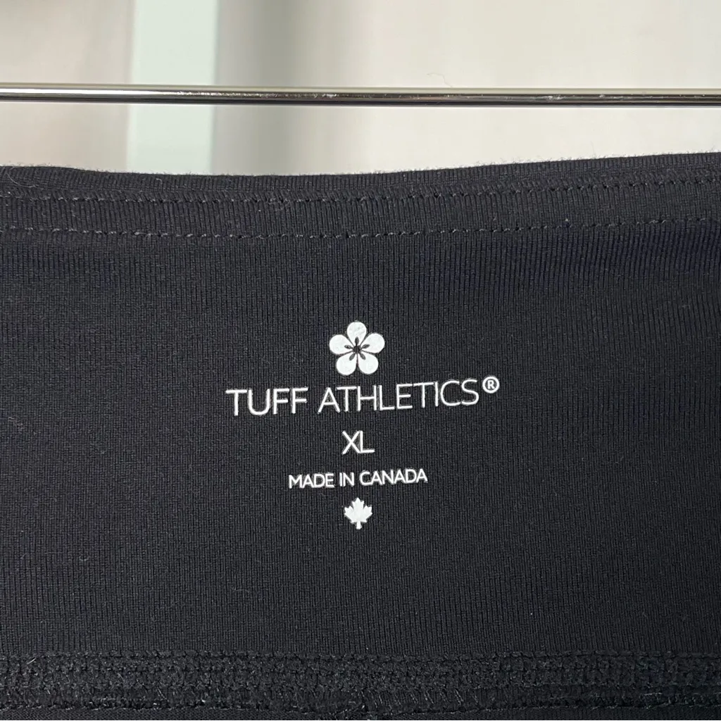 Tuff Athletics XL Stretch Crop Leggings Workout Gym Active Yoga Running Casual - Image 4