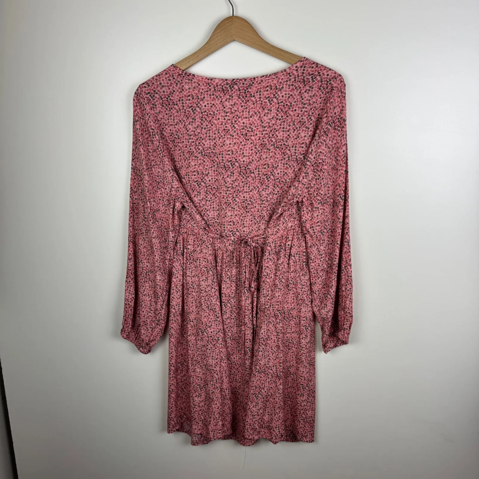 The Nines by Hatch Maternity Floral Mini Dress Medium Pink Lightweight Cottage‎ Size undefined - Image 6