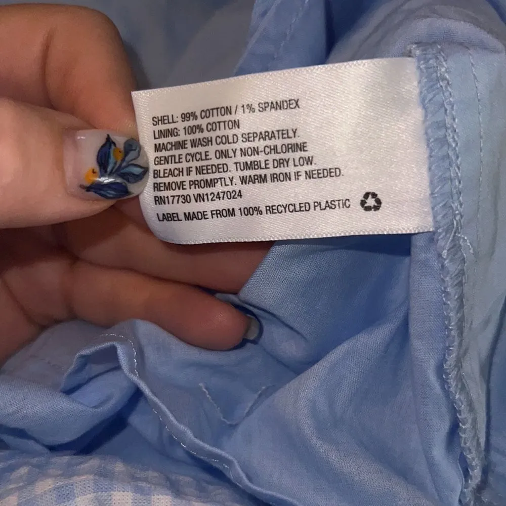 ✨HP✨Women's Gingham 3/4 Sleeve Shirtdress✨ - Image 10