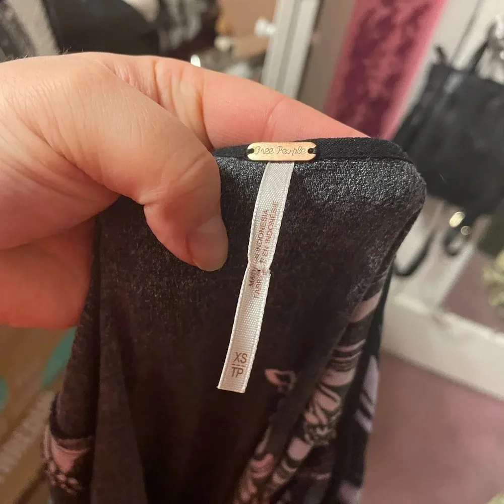 FREE PEOPLE CLESR SKIES FLORAL MINI TUNIC DRESS - Image 3