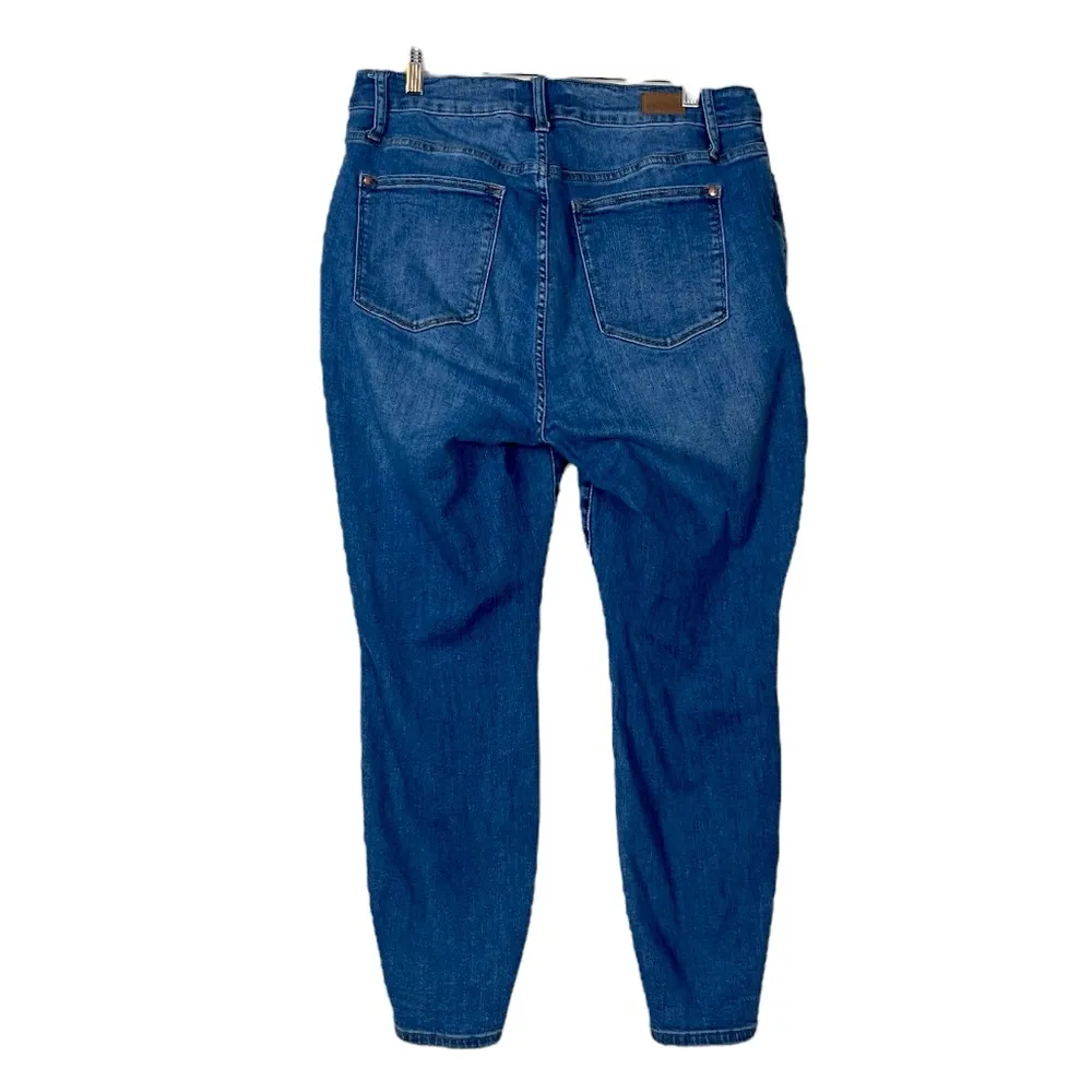 Judy Blue Jeans Skinny Fit High Rise Medium Blue Wash Women’s Plus Size 16W - Image 2
