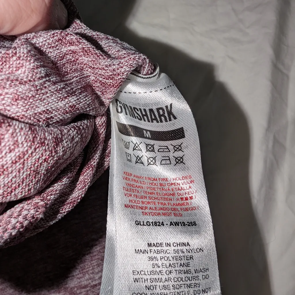 NWOT Gymshark High Rise Flex Leggings Lot Of 3 Medium Blue/Purple/Gray - Image 4