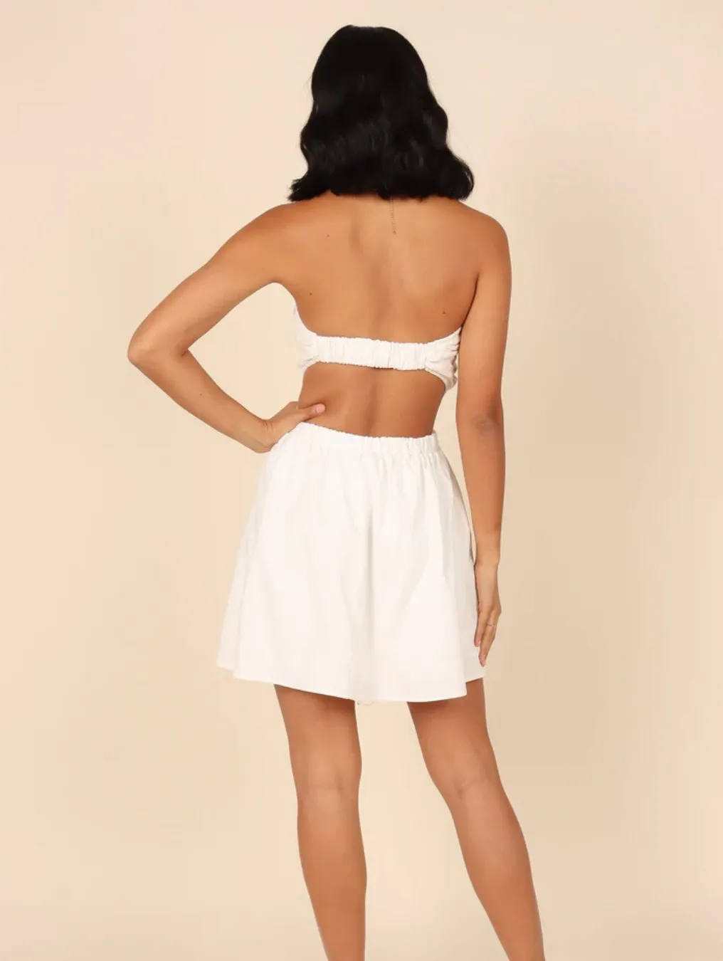 White Cutout Dress - Image 2