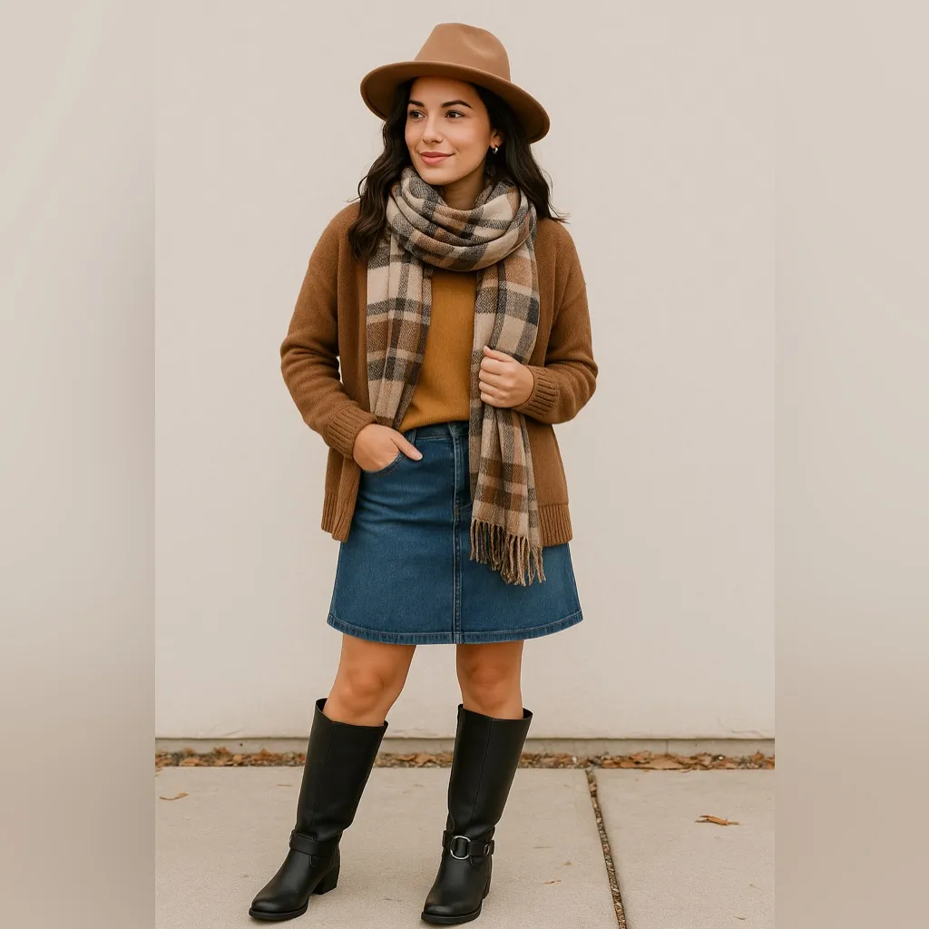 Universal Thread Women’s 7 Black Knee High Western Steeetwear Fall Boots - Image 7