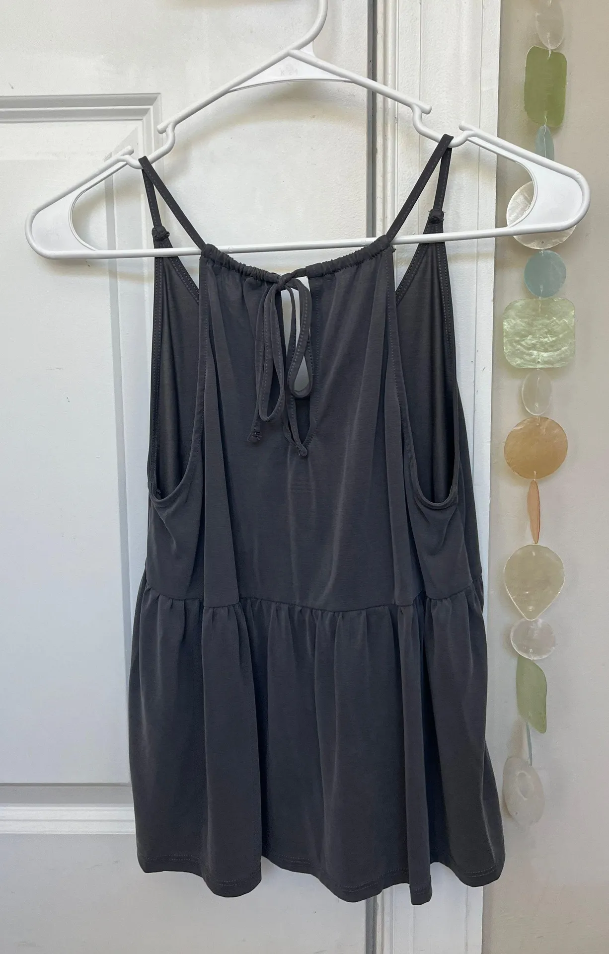 Dark Grey Babydoll Top - Image 3