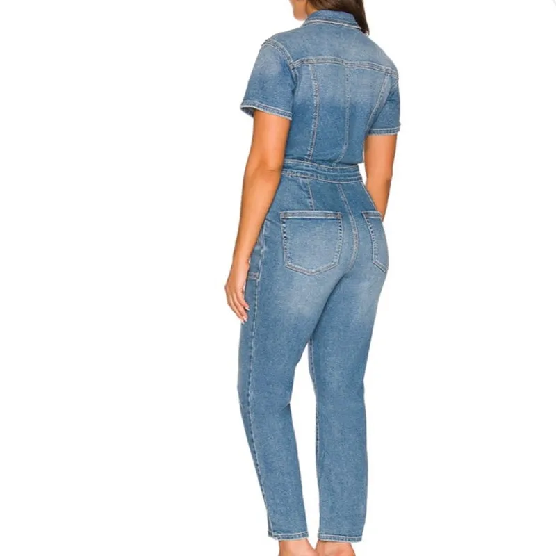 Good American Fit For Success Denim Jumpsuit size 3 (Large) - Image 2