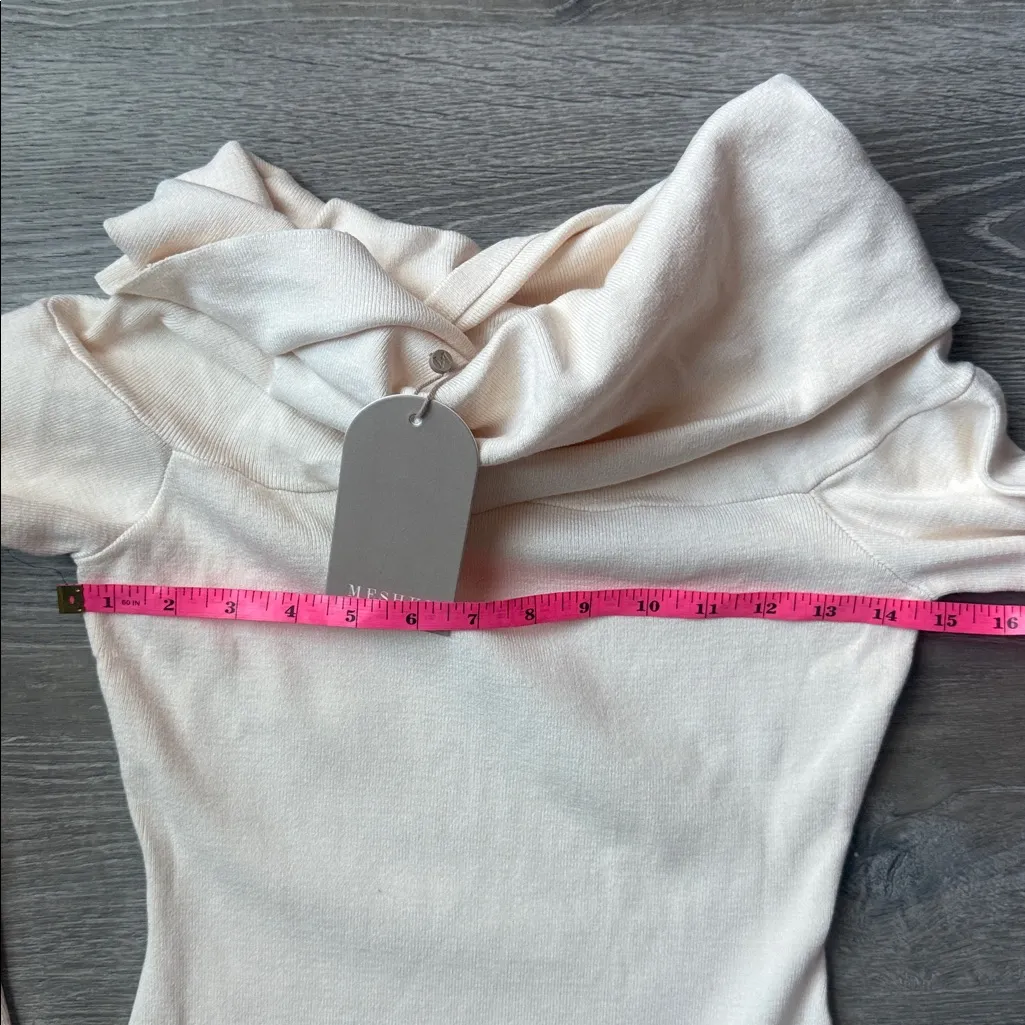 Meshki NEW  Clover Off Shoulder Mini Dress Medium - Image 10