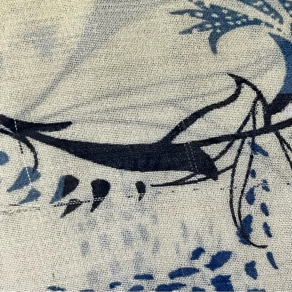 Style & Co Butter Yellow Sheer Floral Paisley Tunic Blouse XL | Boho Coastal - Image 9